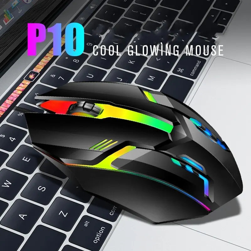 Mouse Gamer com luz de led, para PC desktop, laptop, escritório, computador, mouse para jogos